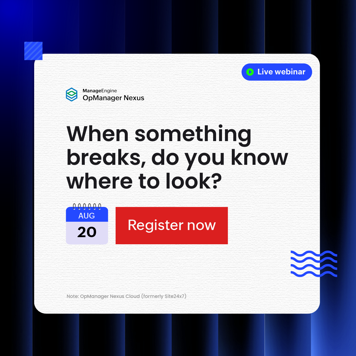 AIOps webinar